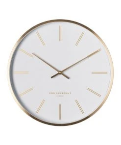 One Six Eight London Otto 40Cm White Silent Wall Clock