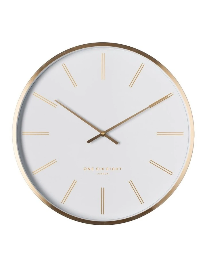 One Six Eight London Otto 40Cm White Silent Wall Clock 1 One Six Eight London Otto 40Cm White Silent Wall Clock