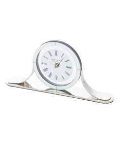 One Six Eight London Hampton'S Glass Mantel Clock