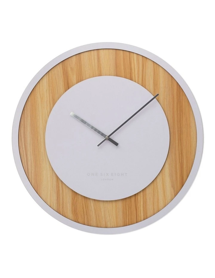 One Six Eight London Emilia White 60Cm Silent Wall Clock 1 One Six Eight London Emilia White 60Cm Silent Wall Clock