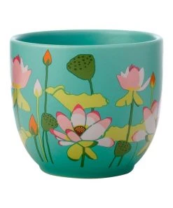 Maxwell & Williams Royal Botanic Gardens Lotus Planter Pot 12cm Mint