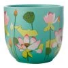 Maxwell & Williams Royal Botanic Gardens Lotus Planter Pot 14cm Mint
