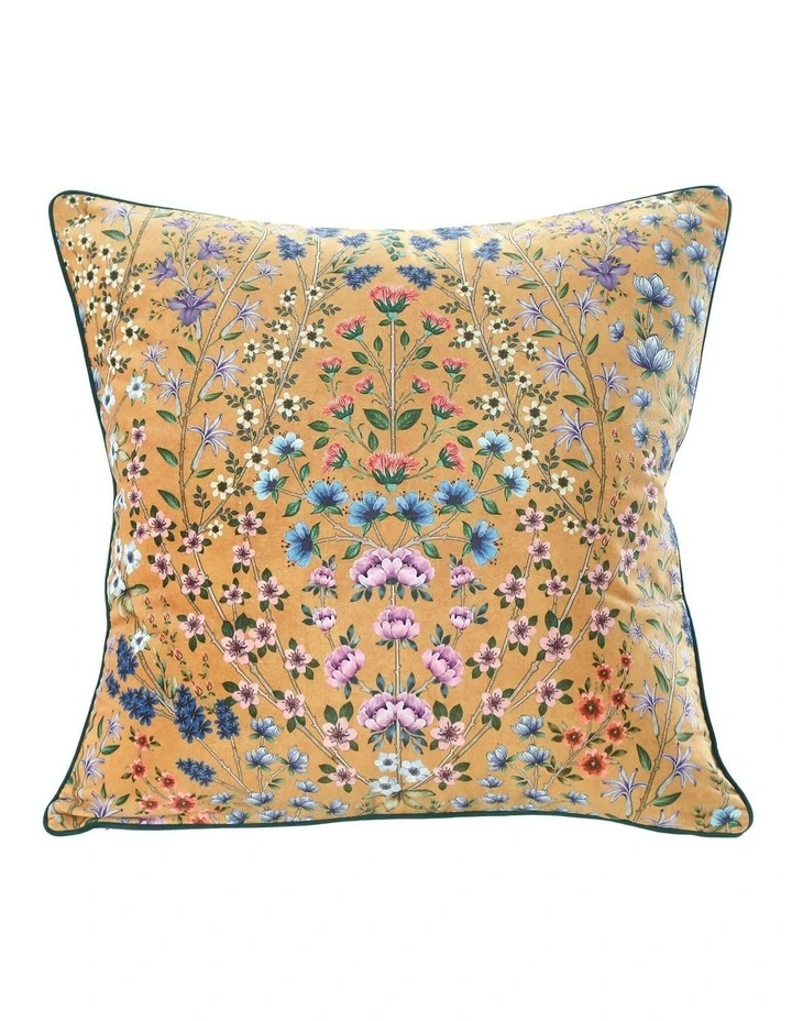 M.M Linen Hattie Cushion in Gold 1 M.M Linen Hattie Cushion in Gold