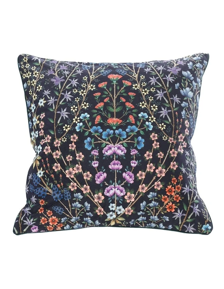 M.M Linen Hattie Cushion In Grape 1 M.M Linen Hattie Cushion In Grape