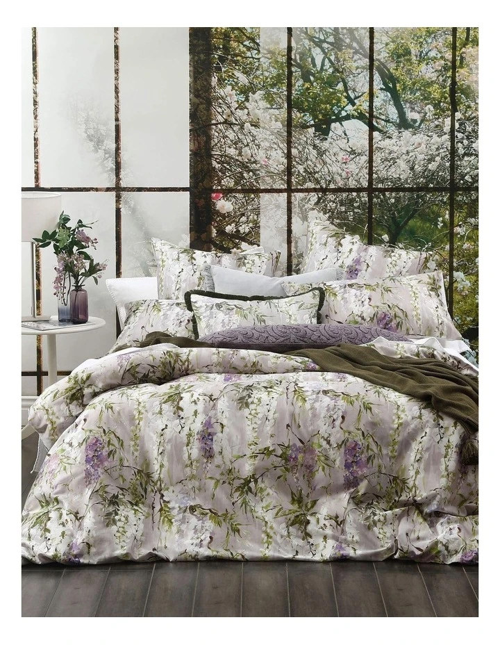 M.M Linen Floribunda Cushion In Multi 2 M.M Linen Floribunda Cushion In Multi - Image 2