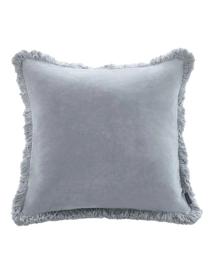 M.M Linen Sabel Cushion in Pewter Grey 1 M.M Linen Sabel Cushion in Pewter Grey