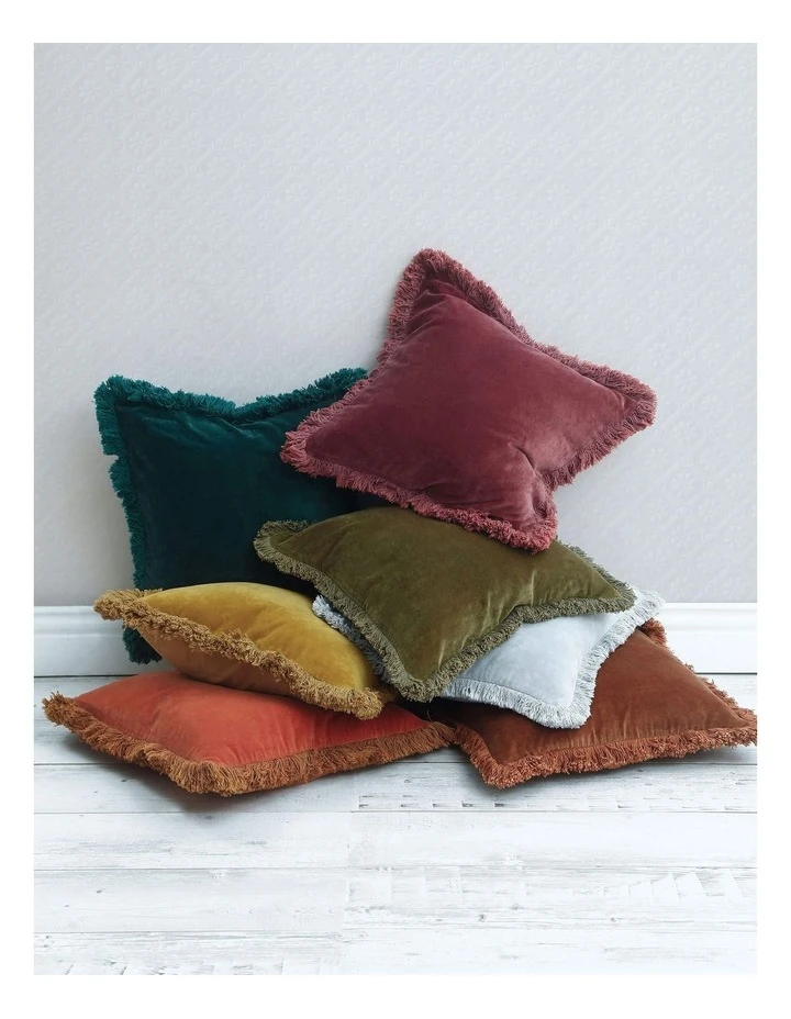 M.M Linen Sabel Cushion in Pewter Grey 2 M.M Linen Sabel Cushion in Pewter Grey - Image 2