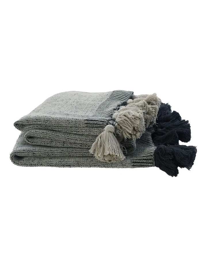 M.M Linen Birch Throw Flint 1 M.M Linen Birch Throw Flint