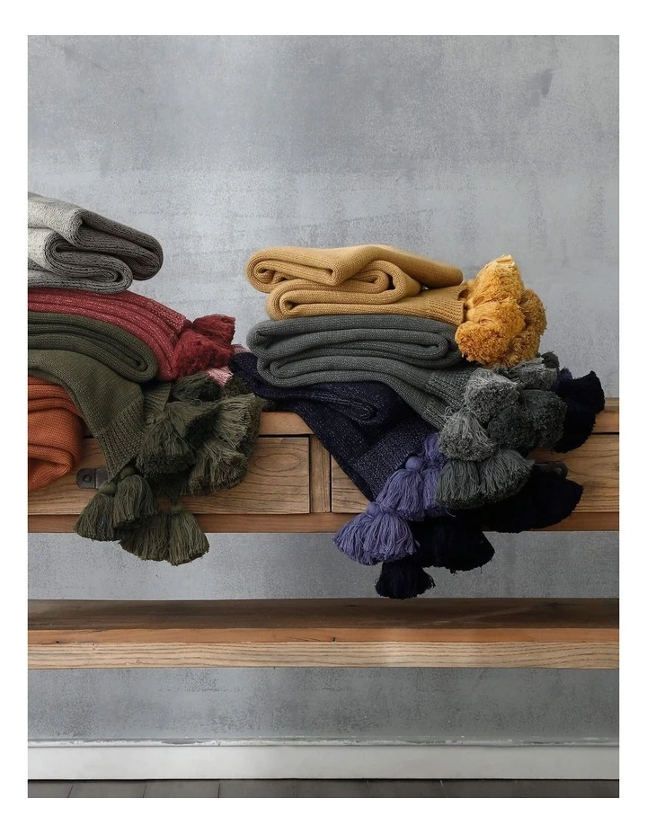 M.M Linen Birch Throw Flint 3 M.M Linen Birch Throw Flint - Image 3