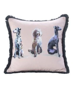 M.M Linen Duke Cushion In Multi