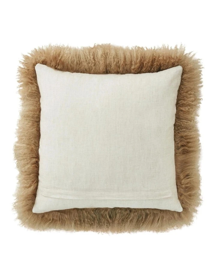 Sheridan Bligh Square Cushion in Khaki 2 Sheridan Bligh Square Cushion in Khaki - Image 2