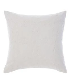 Linen House Abigail Cushion in White