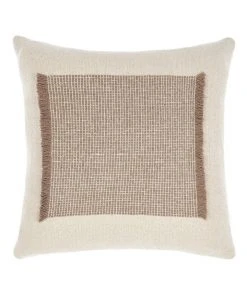 Linen House Cadiza Cushion In Mushroom