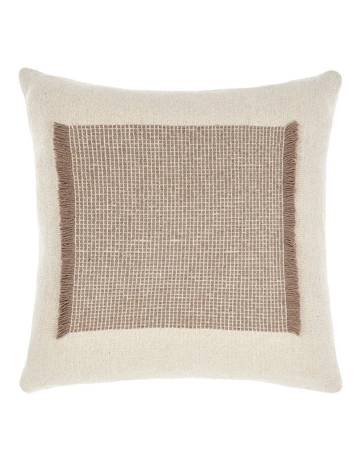 Linen House Cadiza Cushion In Mushroom 1 Linen House Cadiza Cushion In Mushroom