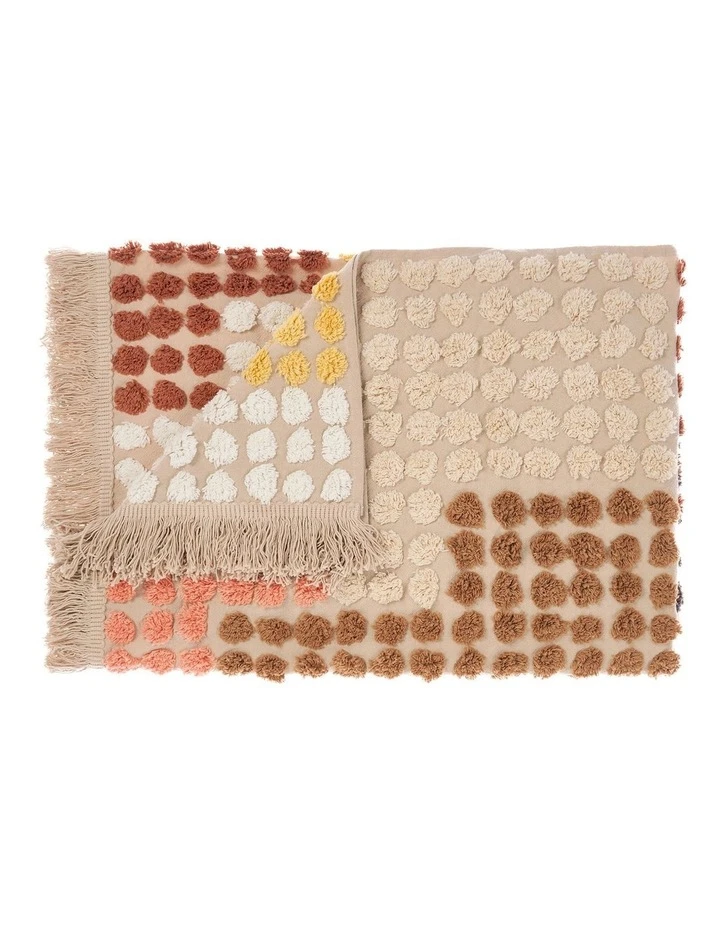 Linen House McKenzie Throw In Sand 1 Linen House McKenzie Throw In Sand