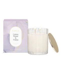 CIRCA Cotton Flower & Freesia Scented Soy Candle 350g