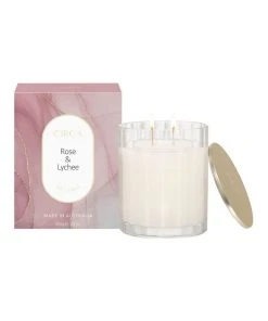 CIRCA Rose & Lychee Scented Soy Candle 350g