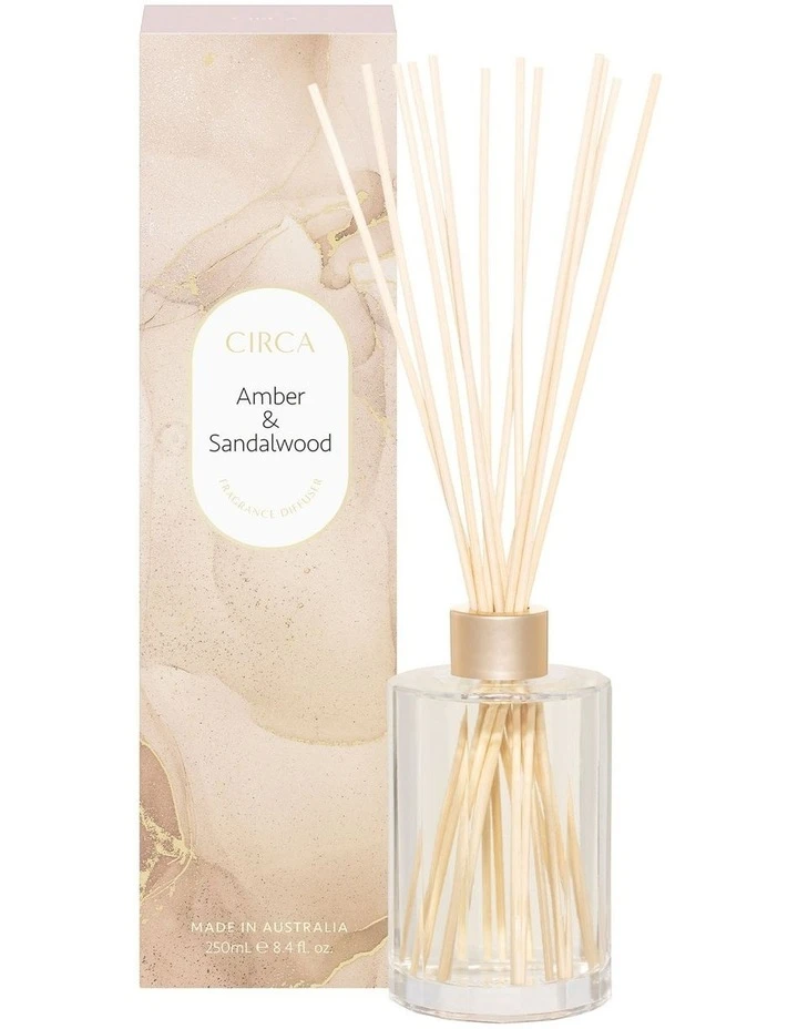 CIRCA Amber & Sandalwood Fragrance Diffuser 250ml 1 CIRCA Amber & Sandalwood Fragrance Diffuser 250ml