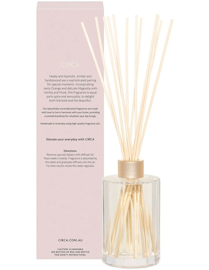 CIRCA Amber & Sandalwood Fragrance Diffuser 250ml 2 CIRCA Amber & Sandalwood Fragrance Diffuser 250ml - Image 2