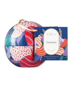 CIRCA Christmas Oceanique Scented Soy Candle Bauble 60g