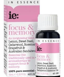 In Essence Focus & Memory Pure Essential Oil Blend 10ml