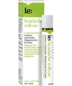 In Essence Roll On Headache Pure Essential Oil Blend