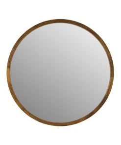 One Six Eight London Tina 95cm Dark Solid Wood Mirror