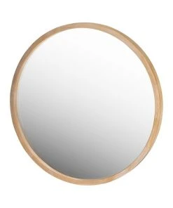 One Six Eight London Tina 60cm Light Solid Wood Mirror