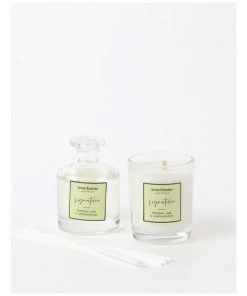 True Home Persian Lime and Lemongrass Petite Candle & Mini Diffuser