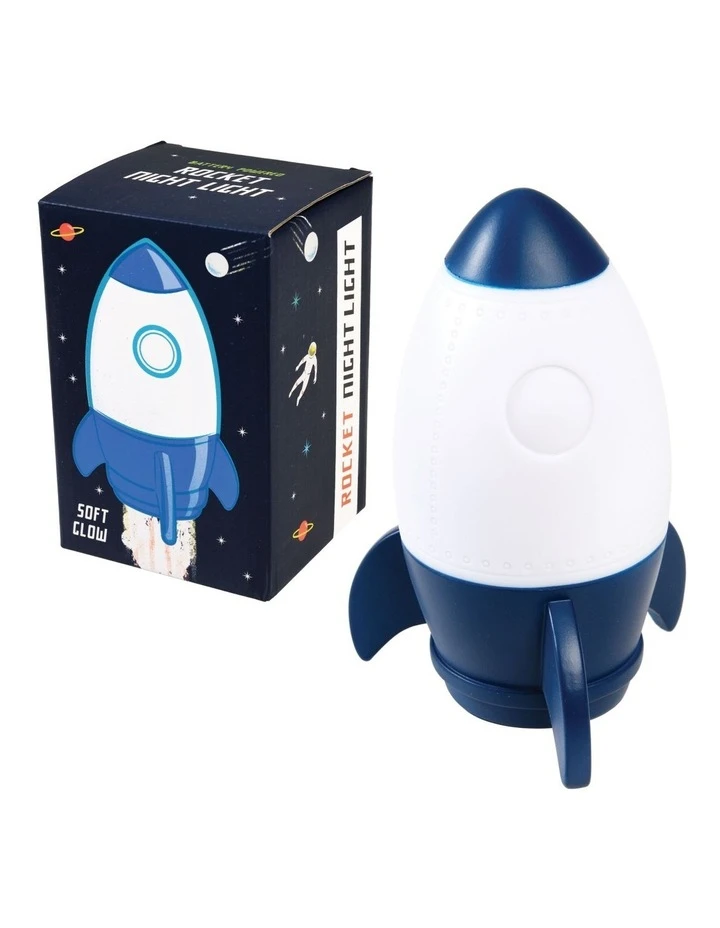 Rex London Space Age LED Rocket Night Light 1 Rex London Space Age LED Rocket Night Light