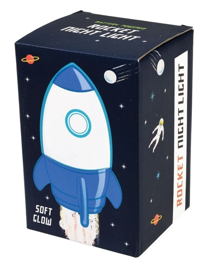 Rex London Space Age LED Rocket Night Light 3 Rex London Space Age LED Rocket Night Light - Image 3