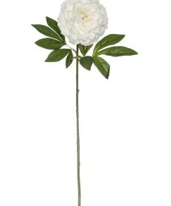Rogue Heirloom Peony Stem 25x18x79cm White