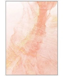 Cooper & Co Golden Glow With Foil Ready To Hang Canvas Wall Art 100x140cm