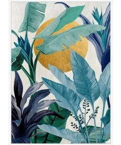 Cooper & Co Ready To Hang Sun Shade Wall Art With Foil 140x100cm