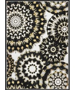 Cooper & Co Ready To Hang Spheres Wal Art With Foil 140x100cm