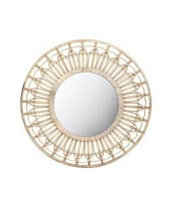 Cooper & Co Panay 70cm Round Rattan Mirror