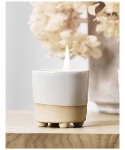 Australian House & Garden Rosseta Candle Small 5.5x5.5x5.5cm in Natural -The Shine Nook Sales Store 865784710 5 720x928