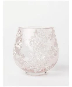 Heritage Anson Medium Candle Holder 12cm in Pink