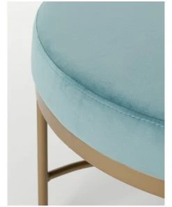 Heritage Odo Velvet Ottoman 55x55x40cm in Teal -The Shine Nook Sales Store 865787680 3 720x928