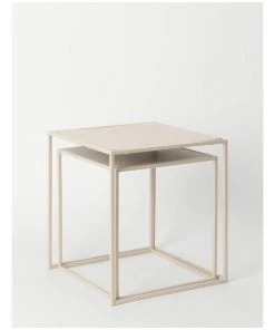 Vue Aere Metal Set of 2 Side Tables in Metailc 8 Vue Aere Metal Set of 2 Side Tables in Metailc -The Shine Nook Sales Store 865788310 4 720x928