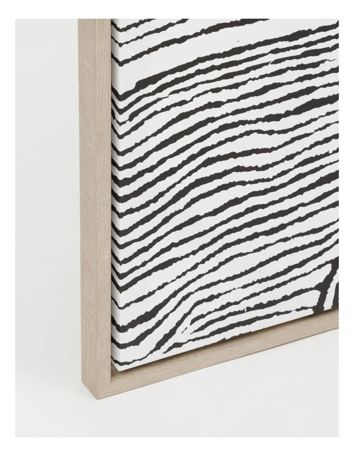 Warlukurlangu Artists x Vue Framed Wall Art 65x45cm Mina Jukurrpa (Mina Mina Dreaming) Ngalyipi by Judy Napangardi Watson 3 Warlukurlangu Artists x Vue Framed Wall Art 65x45cm Mina Jukurrpa (Mina Mina Dreaming) Ngalyipi by Judy Napangardi Watson - Image 3