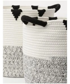 Milkshake Shape Space Set of 2 Baskets in Black/White 8 Milkshake Shape Space Set of 2 Baskets in Black/White -The Shine Nook Sales Store 865789480 4 720x928