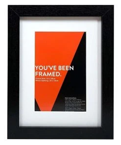 Vue Black Photo Frame 15x20/10x15cm