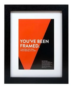 Vue Black Photo Frame 18x23/13x18cm