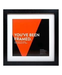 Vue Black Photo Frame 25x25/20x20cm