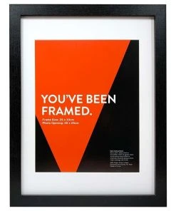 Vue Black Photo Frame 25x33/20x25cm