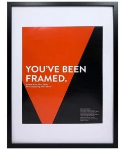 Vue Black Photo Frame 50x70/40x50cm