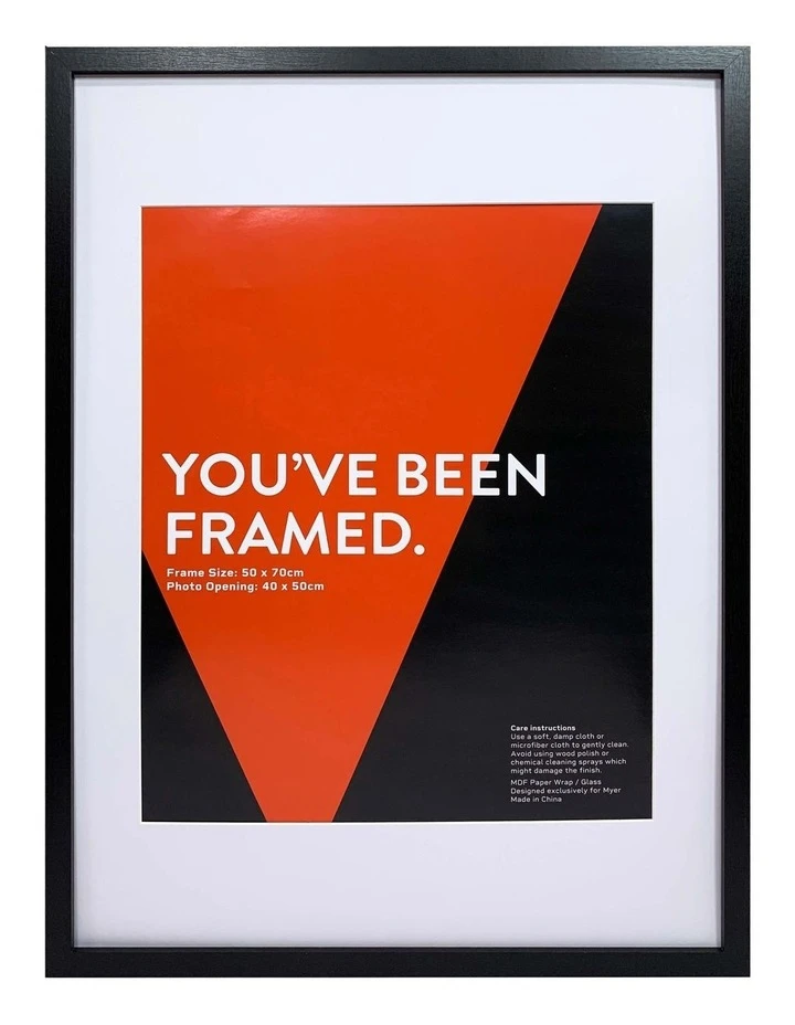 Vue Black Photo Frame 50x70/40x50cm 1 Vue Black Photo Frame 50x70/40x50cm