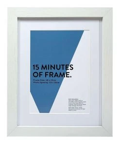 Vue White Photo Frame 18x23/13x18cm