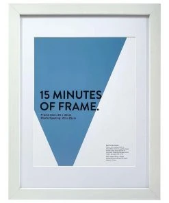 Vue White Photo Frame 25x33/20x25cm